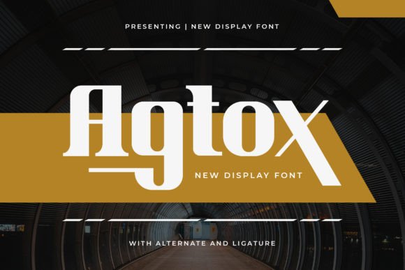 Agtox: Strategic Typography for Modern Brand Clarity