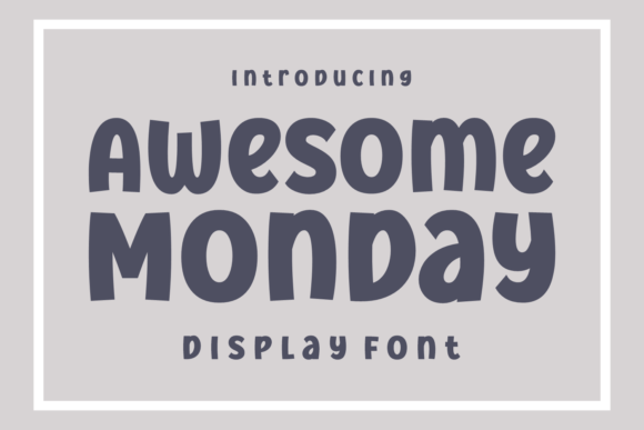 Awesome Monday: The Font Blending Display and Accent Styles