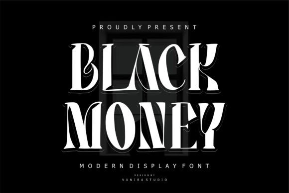 Black Money: A Modern Calligraphy Display Font for Professional Branding