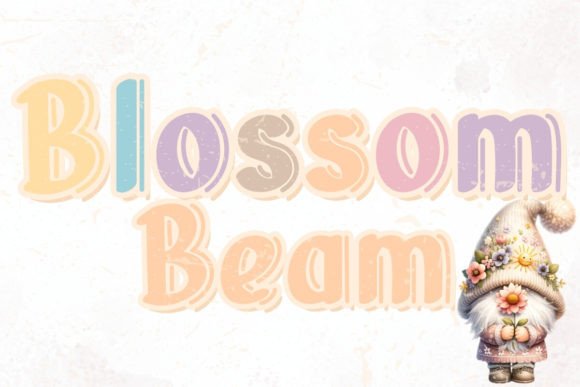 Blossom Beam: Elegant Display Font