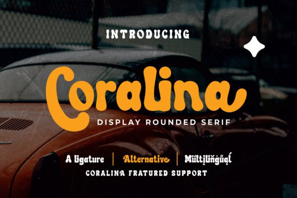Coralina: The Retro Display Font for Vintage Charm