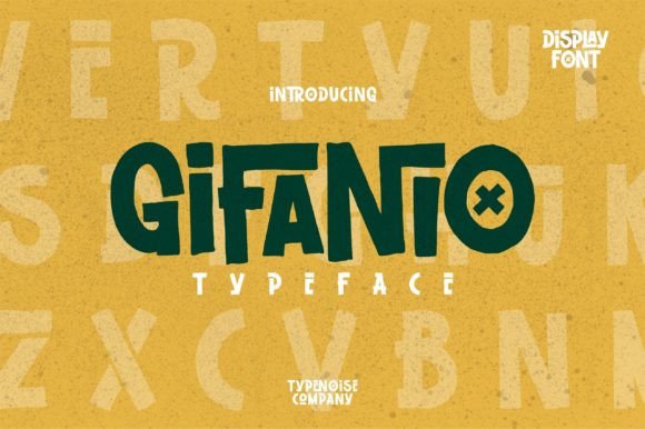 Gifanio: A Vibrant Font for Bold Designs