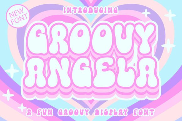 Groovy Angela: A Retro Display Font for Creative Projects