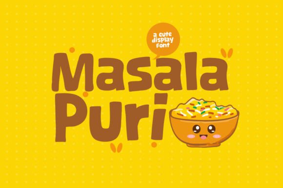 Masala Puri: Elevating Your Visual Identity with a Modern Display Font