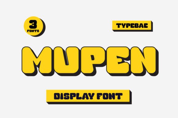 Mupen: The Bold Neubrutalist Display Font That Demands Attention