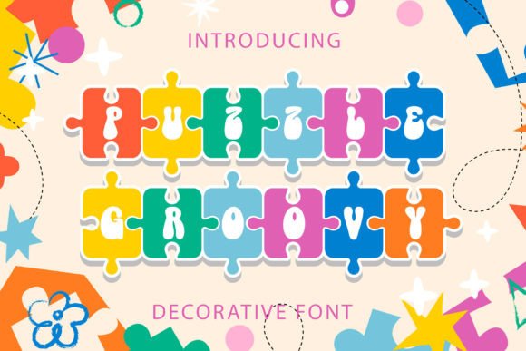 Puzzle Groovy: Strategic Typography for Engaging Visual Communication