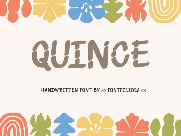 Quince: Integrating a Quirky Display Font into Professional Design Workflows