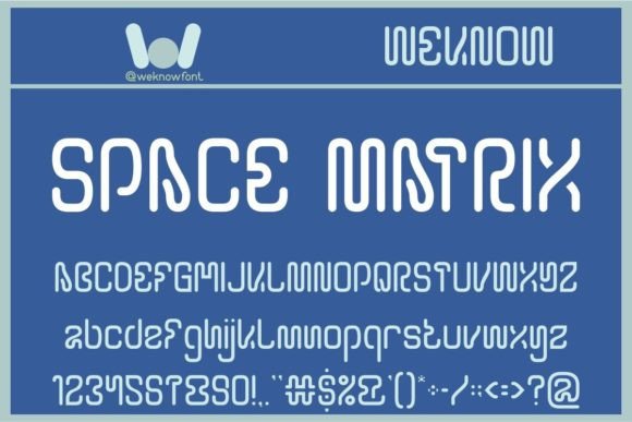 Space Matrix: The Futuristic Display Font Redefining Modern Design