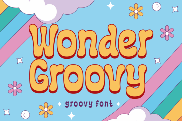 Wonder Groovy: A Retro Font for Modern Designs