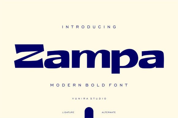 Zampa: Modern Bold Calligraphy for Design